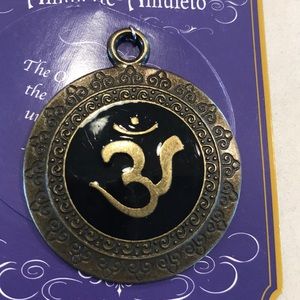 Om symbol metal pendant